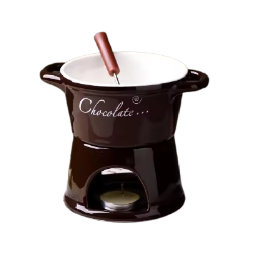 Taza De Navidad Para Derretir Tu Comida Favorita + Tenedor Especial