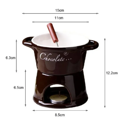 Taza De Navidad Para Derretir Tu Comida Favorita + Tenedor Especial